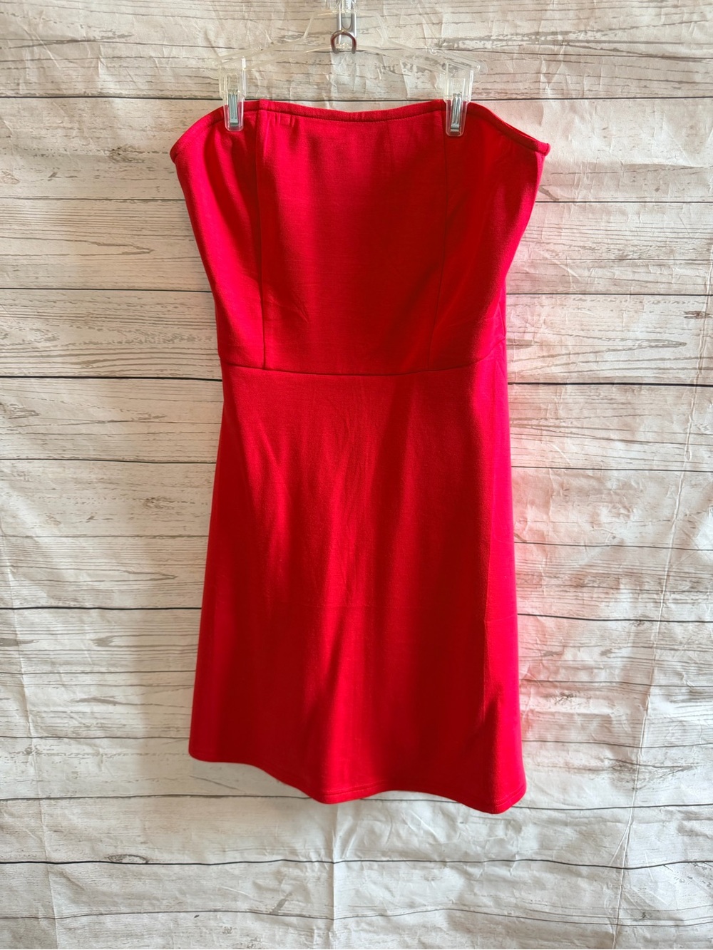 Strapless Red Mini Dress - Classic A-Line Silhouette